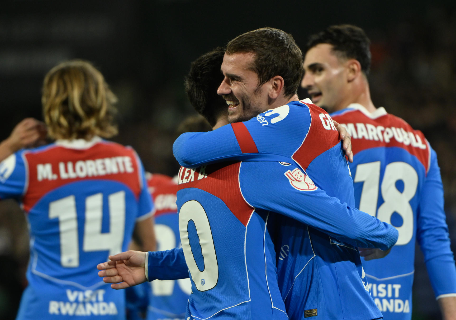 Atlético de Madrid humilló al Betis con goleada para clasificar a semifinales de la Copa del Rey