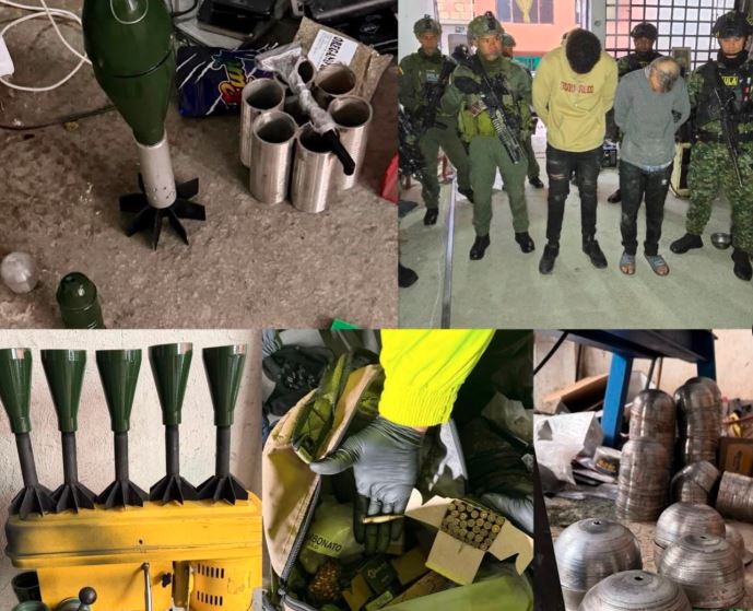 Desmantelaron depósito con explosivos que serían usados durante elecciones en Colombia (VIDEO)