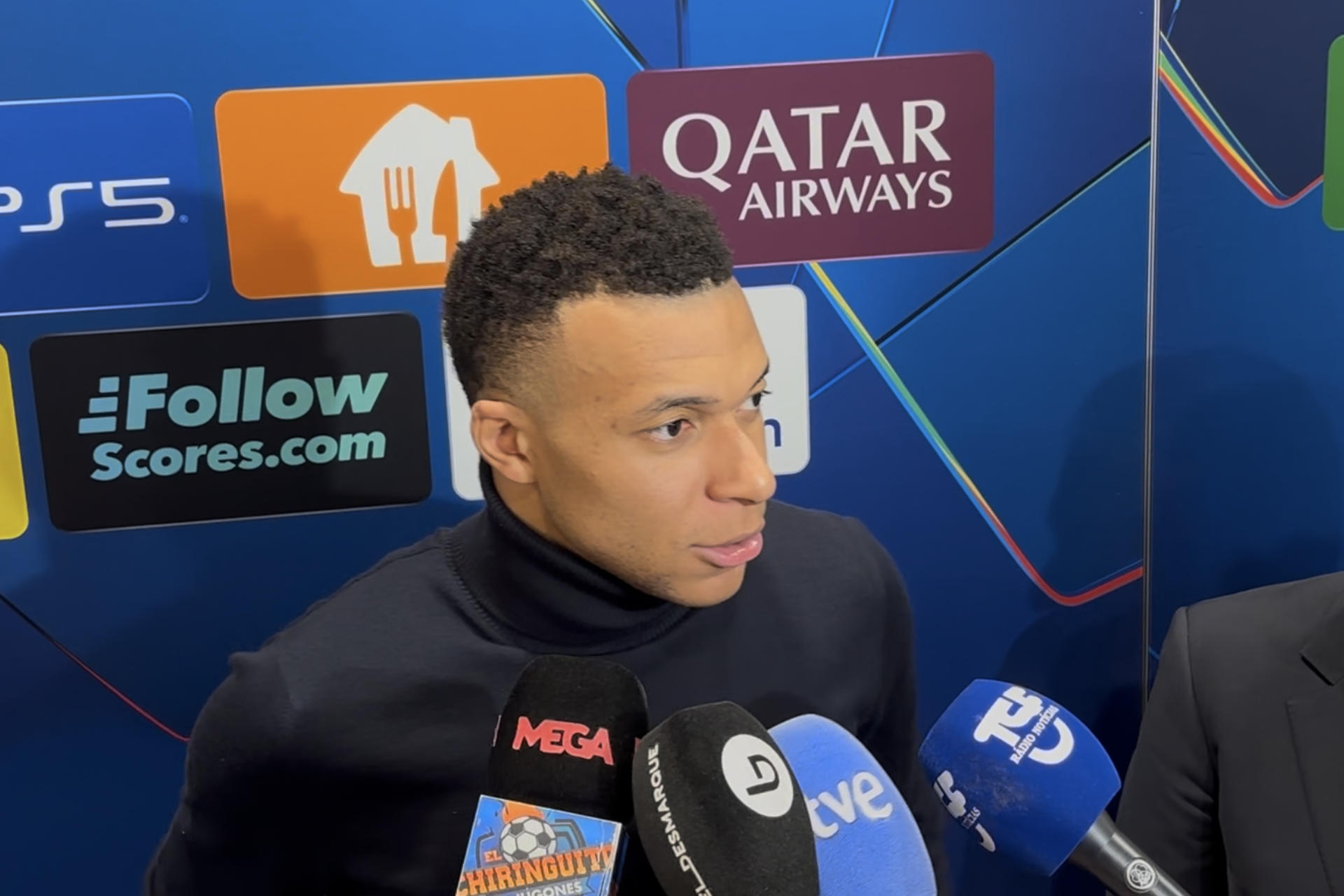 El contundente pedido de Mbappé tras supuestos actos racistas en partido de Champions (VIDEO)