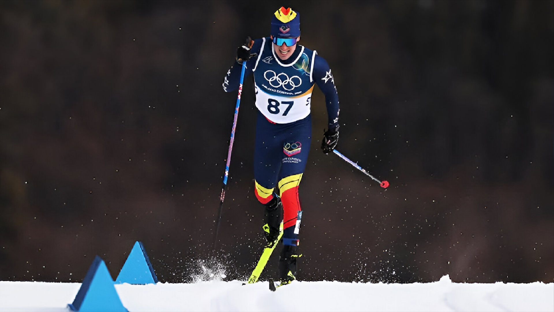 VIDEOS: Con el tricolor de estandarte, venezolano Nicolás Claveau debutó en los Juegos Olímpicos de Invierno