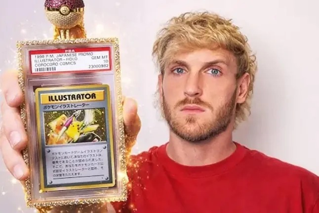 El youtuber Logan Paul vendió una carta ultrarrara de Pokemon por 16 millones de dólares