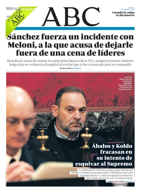 Portadas de la prensa internacional de este viernes 13 de febrero de 2026