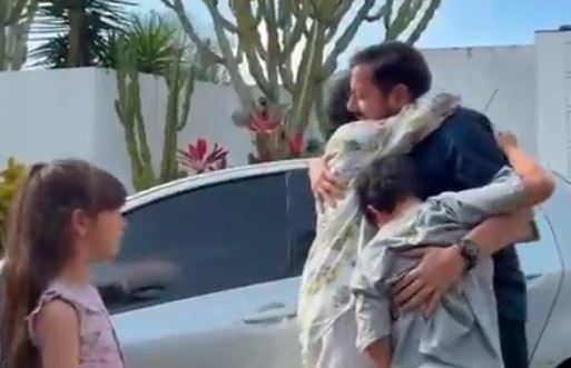 El emotivo reencuentro familiar que tuvo Luis Tarbay tras ser excarcelado este #8Feb (VIDEO)
