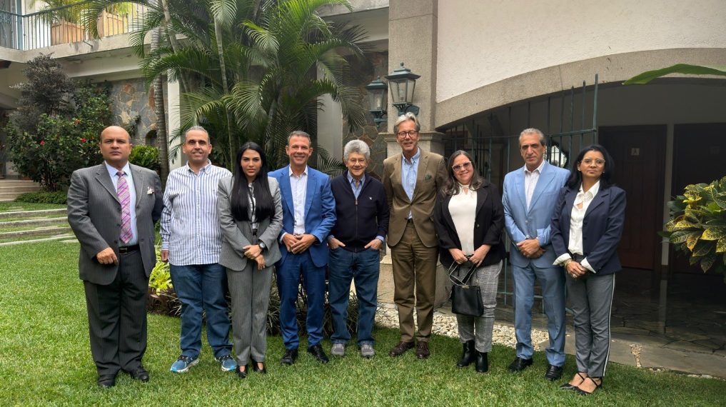 Plataforma Unitaria se reunió con el embajador de Alemania para conversar sobre la transición