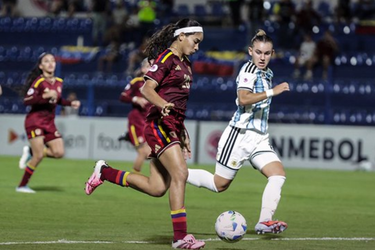 La Vinotinto femenina reaccionó a tiempo y firmó una remontada histórica frente a Argentina en el Sudamericano Sub-20