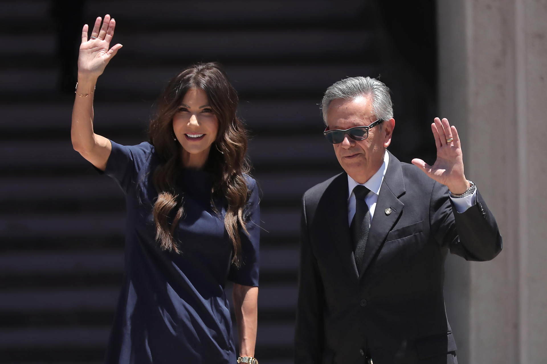 Kristi Noem llegó a Honduras luego de coalición militar formada por Donald Trump contra el narcotráfico