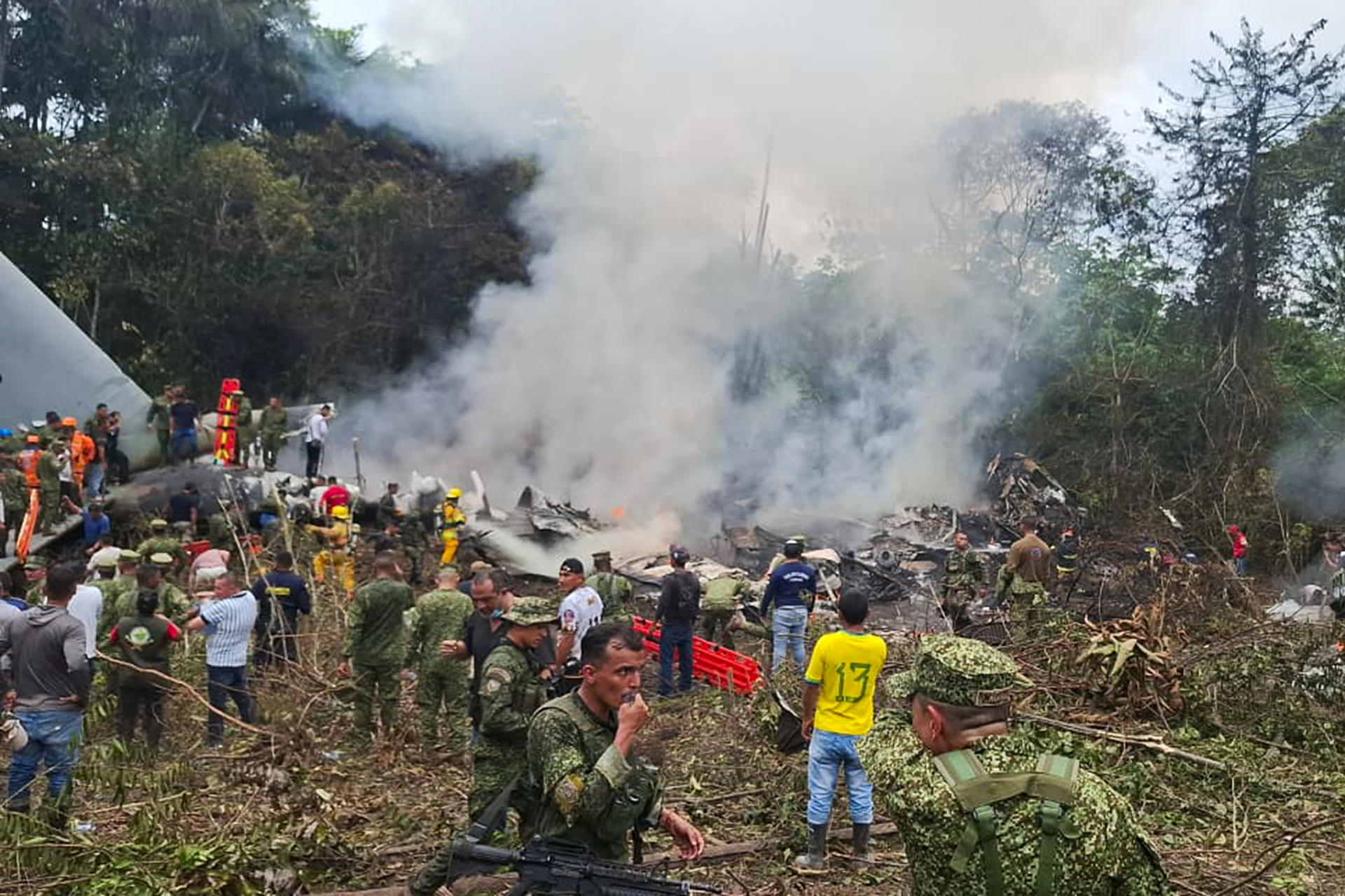Chavismo se solidarizó con Colombia por trágico accidente de avión militar que dejó heridos y muertos