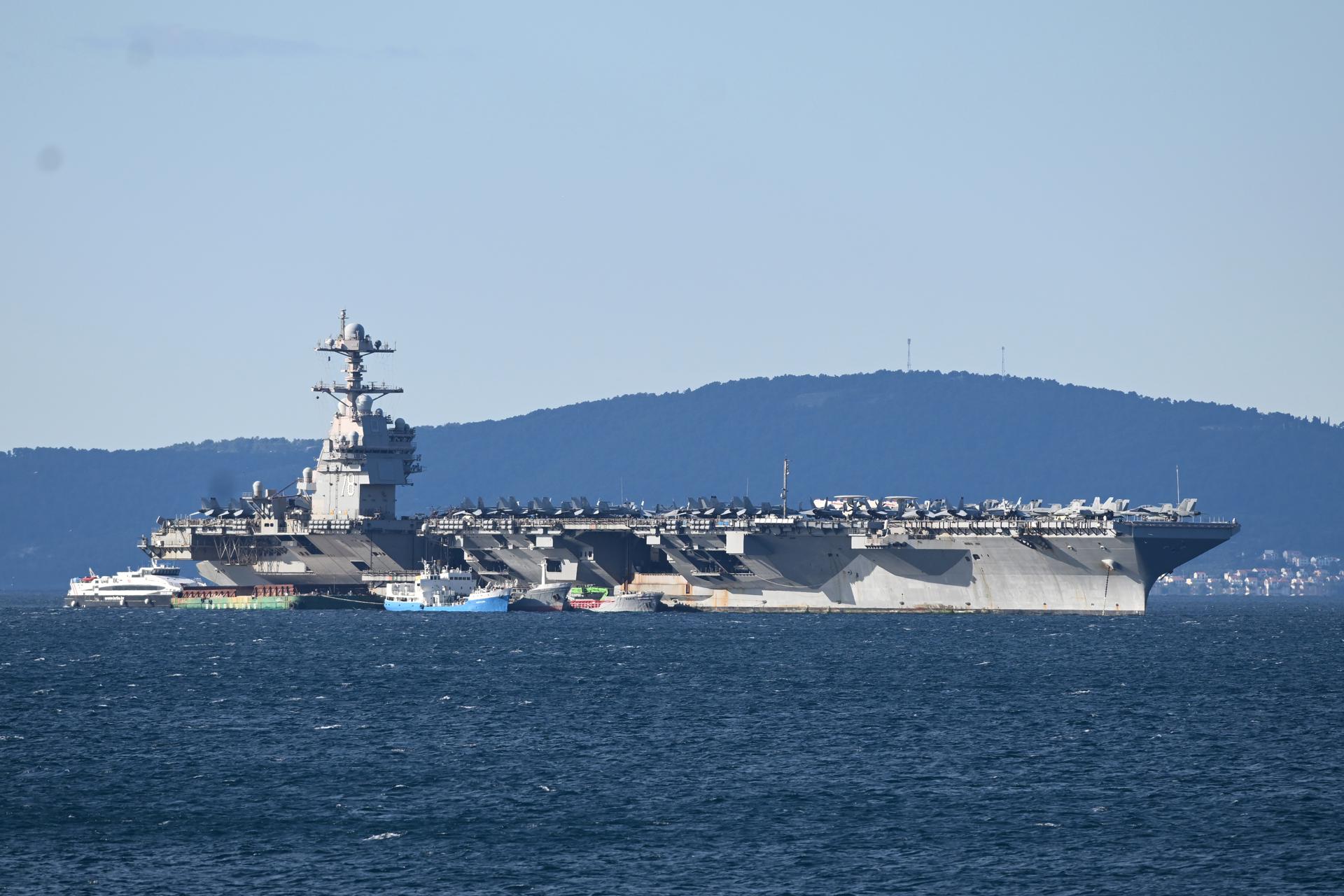 ¿De regreso al conflicto? El portaaviones nuclear USS Gerald R. Ford vuelve a operar en esta área