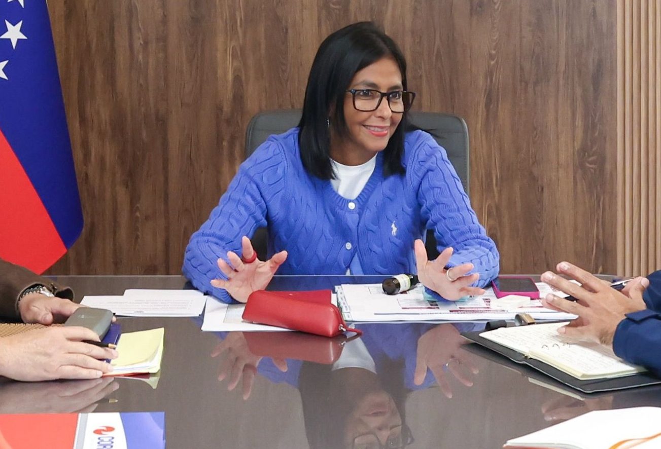 El chiste del día: Delcy Rodríguez dijo que Venezuela es una de los países más seguros de la región