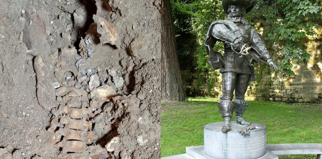 Increíble hallazgo arqueológico reveló restos fósiles que podrían pertenecer a D'Artagnan, “el cuarto mosquetero”
