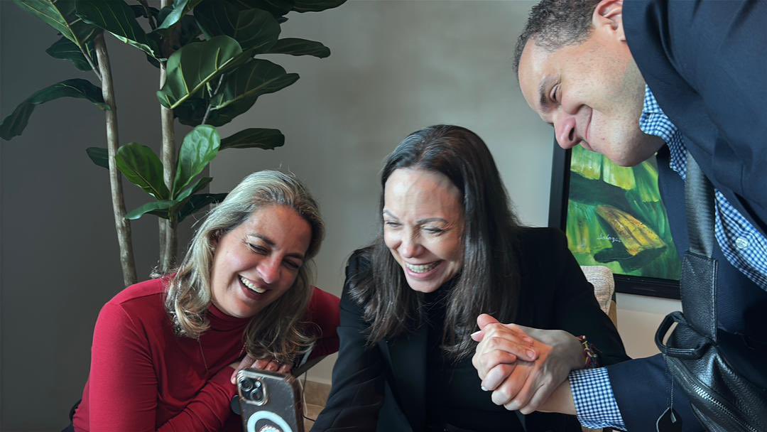 El mensaje de María Corina Machado a Nahuel Gallo tras salir de Venezuela (Imágenes)