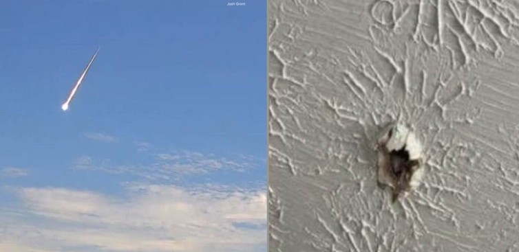 Un meteorito sobrevuela Alemania y causa daños en una vivienda