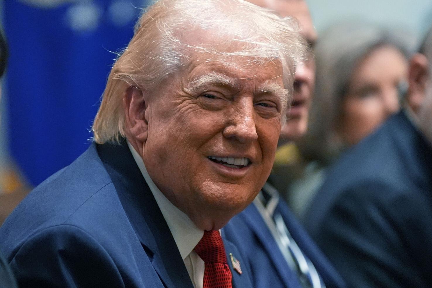 Trump bromeó sobre una eventual candidatura presidencial contra Delcy en Venezuela (VIDEO)