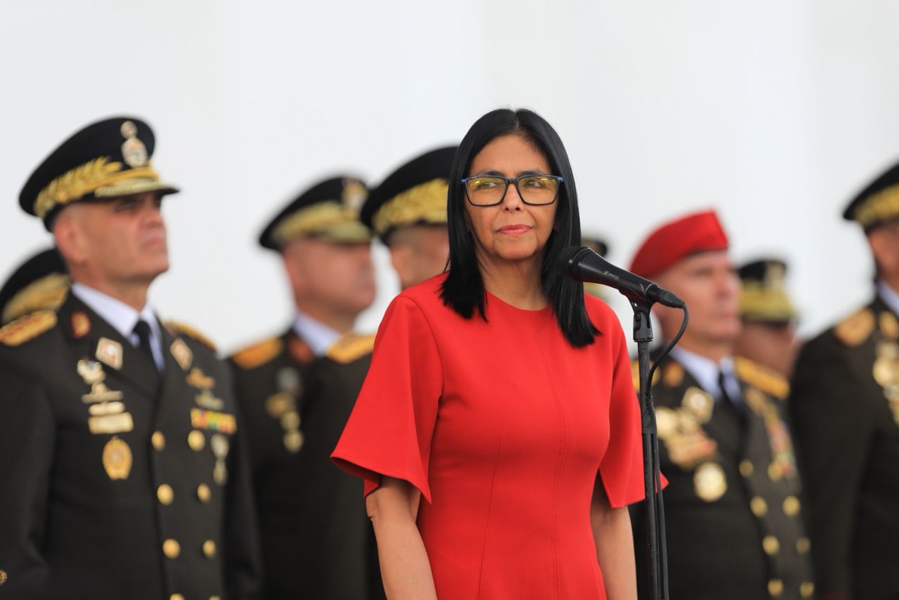 Delcy Rodríguez habló de "fortalecer la Fanb" tras sacudón militar en el alto mando