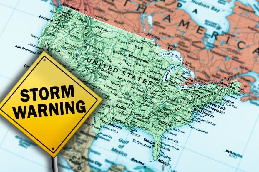 Alerta de clima severo en EEUU: tormentas eléctricas y posibles tornados azotarían varias ciudades