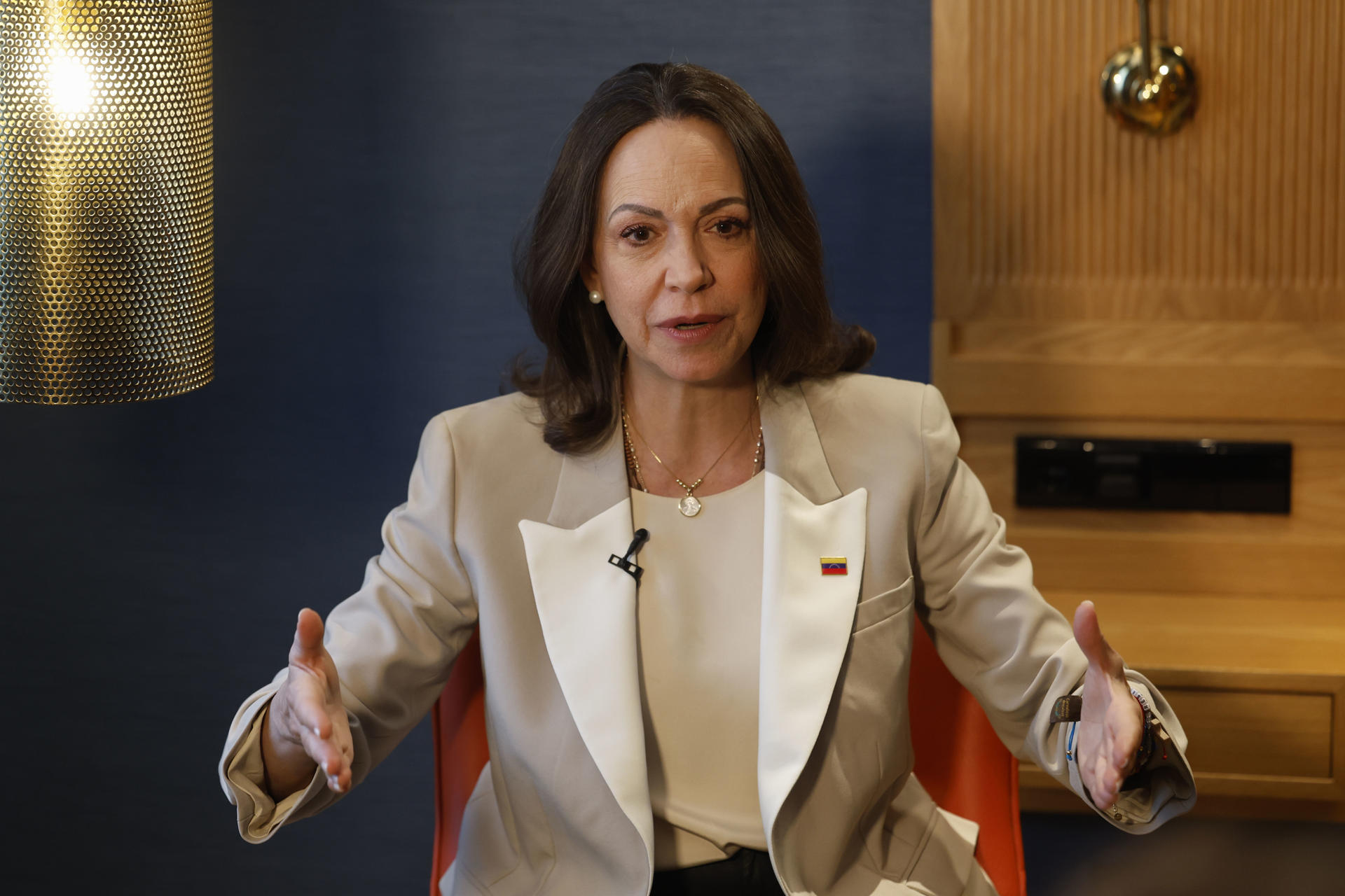 María Corina Machado a El Mundo de España: Verme con Pedro Sánchez habría enviado un mensaje inadecuado