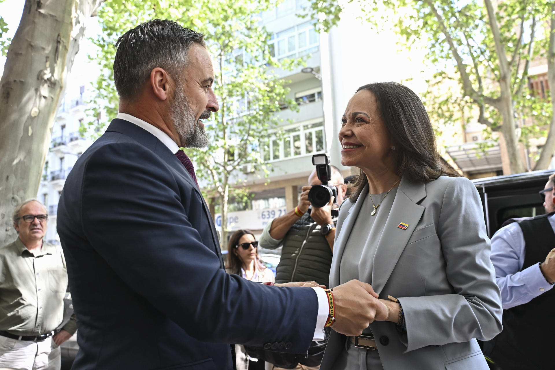 Santiago Abascal criticó a Pedro Sánchez por su agenda con aliados del chavismo