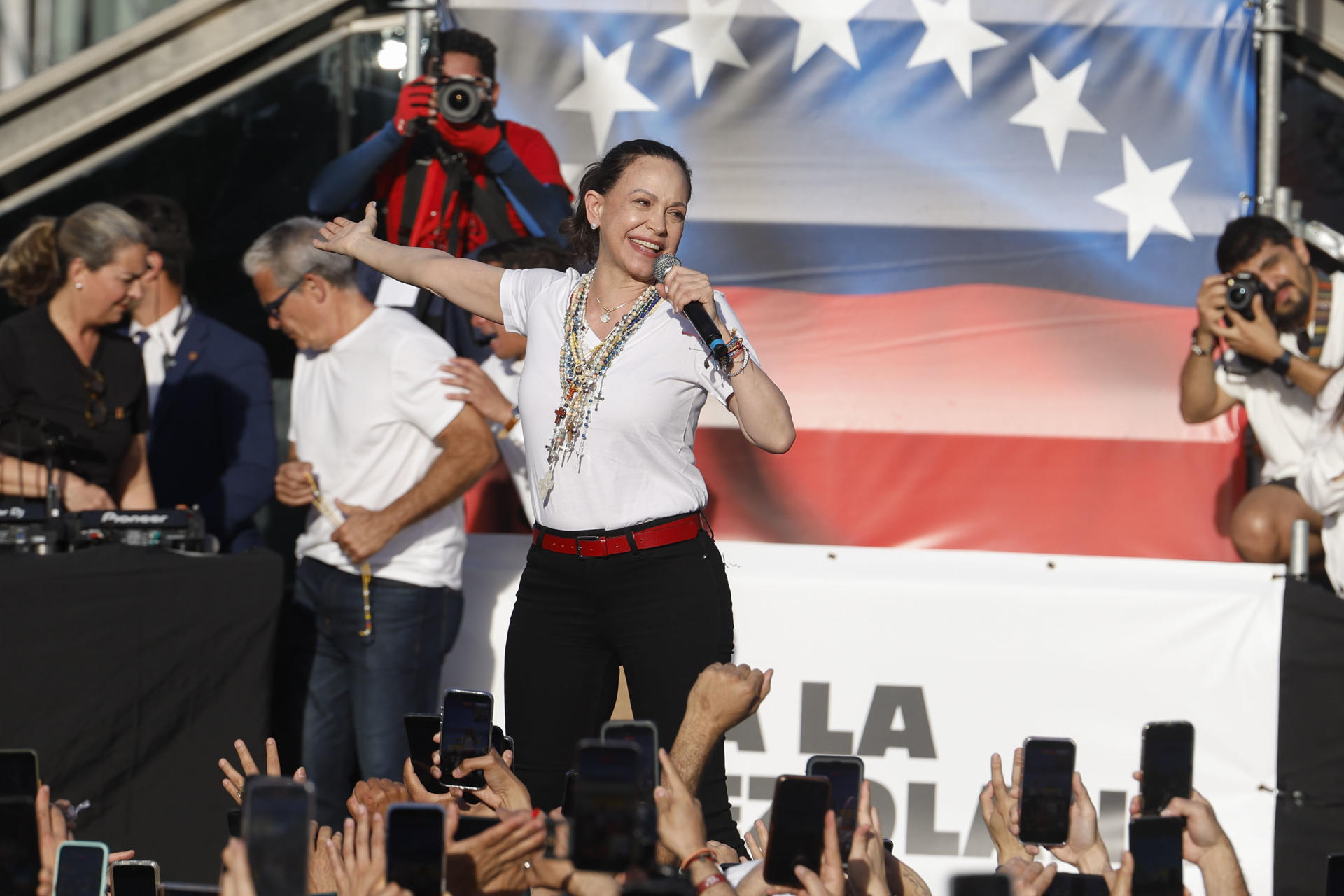 María Corina Machado: Tenemos el apoyo de EEUU para avanzar sin demora a elecciones libres (VIDEO)