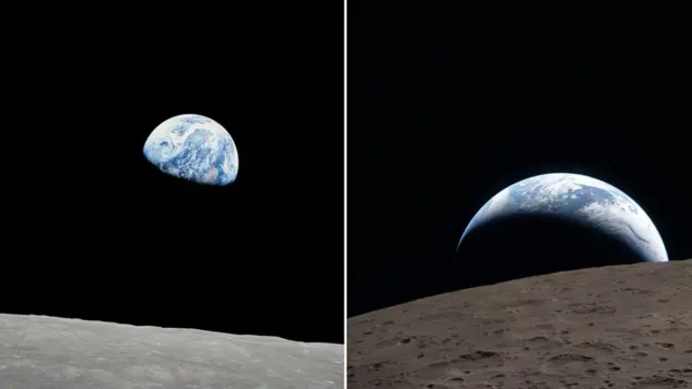 ¿Cómo ha cambiado la Tierra en 58 años?: lo que revela la comparación entre las icónicas fotos del Apolo 8 y de Artemis II