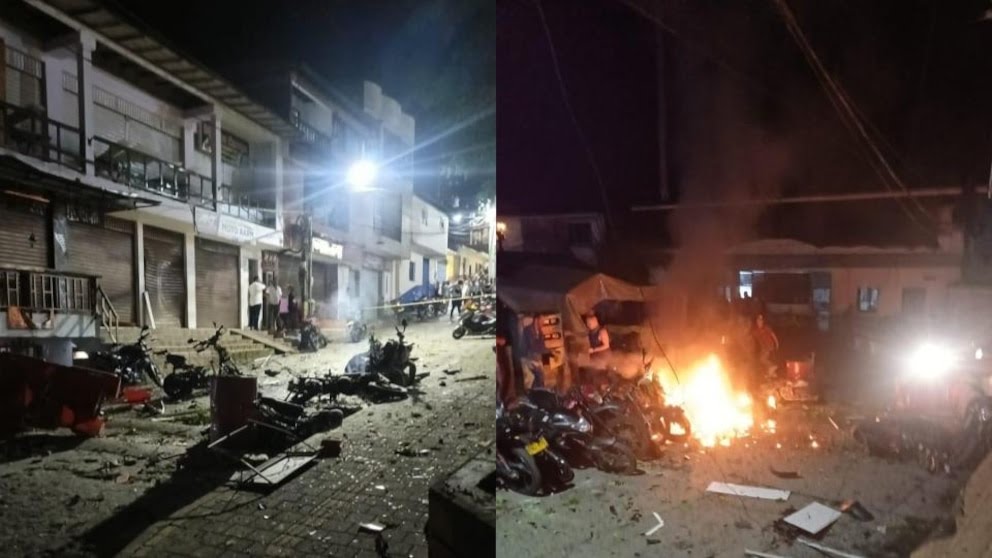 Al menos un herido dejó un atentado con motobomba en el noroeste de Colombia