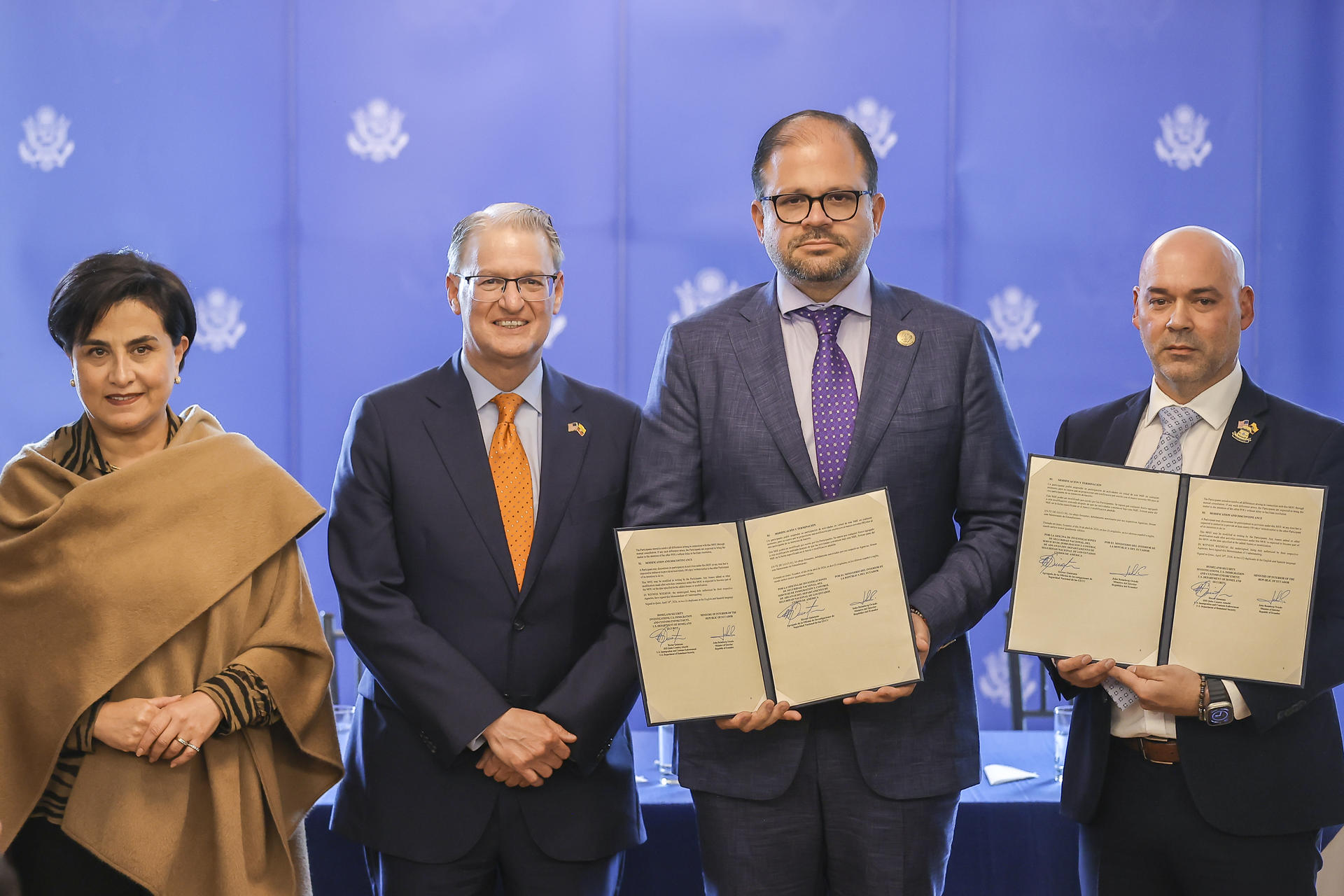 Ecuador y EEUU firmaron un acuerdo clave para luchar en conjunto contra el crimen transnacional