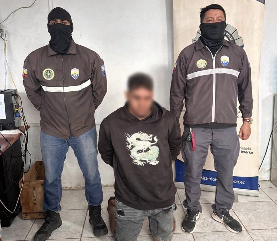 Ecuador capturó a alias "Frijolito", peligroso miembro de Los Choneros