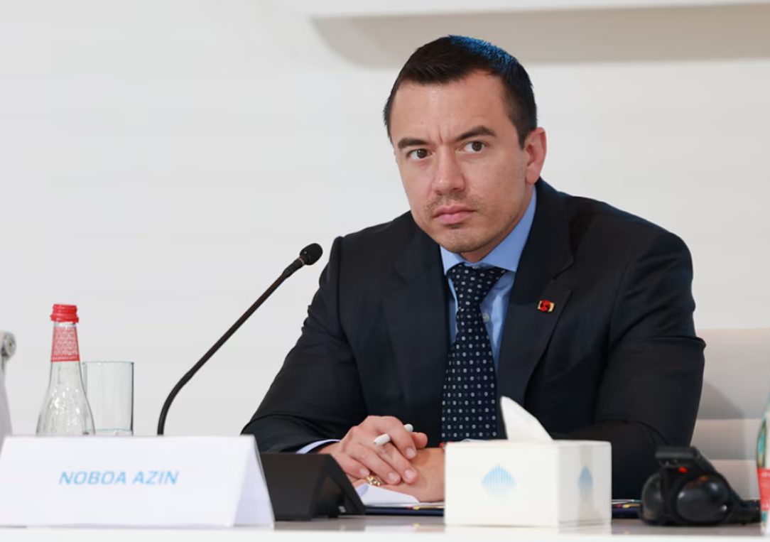 Noboa apuntó a Petro tras una supuesta incursión de guerrilleros colombianos en Ecuador