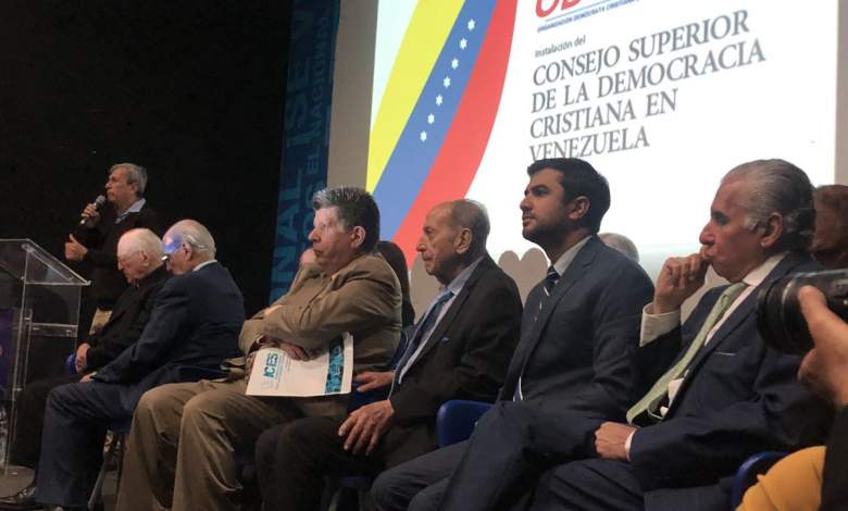 Consejo Superior de la Democracia Cristiana ratificó su apoyo a María Corina Machado