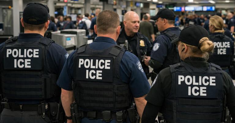 Agentes de ICE comenzaron su retiro de algunos controles de seguridad aeroportuarios