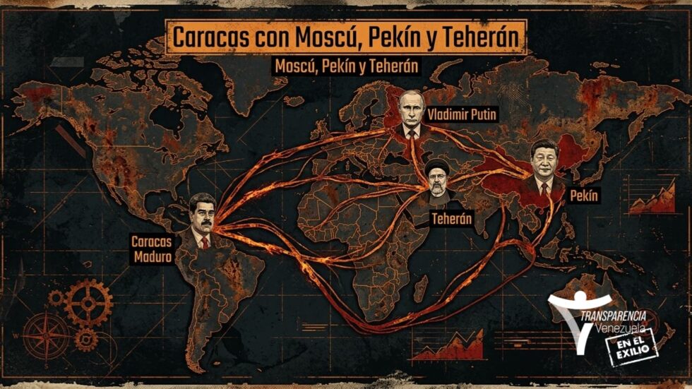 La alineación mediática y narrativa de Venezuela con Rusia, China e Irán