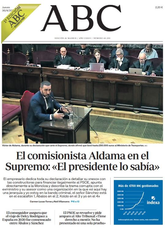 Portadas de la prensa internacional de este jueves 30 de abril de 2026