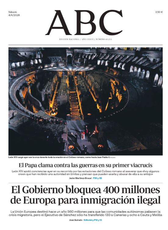 Portadas de la prensa internacional de este sábado 4 de abril de 2026