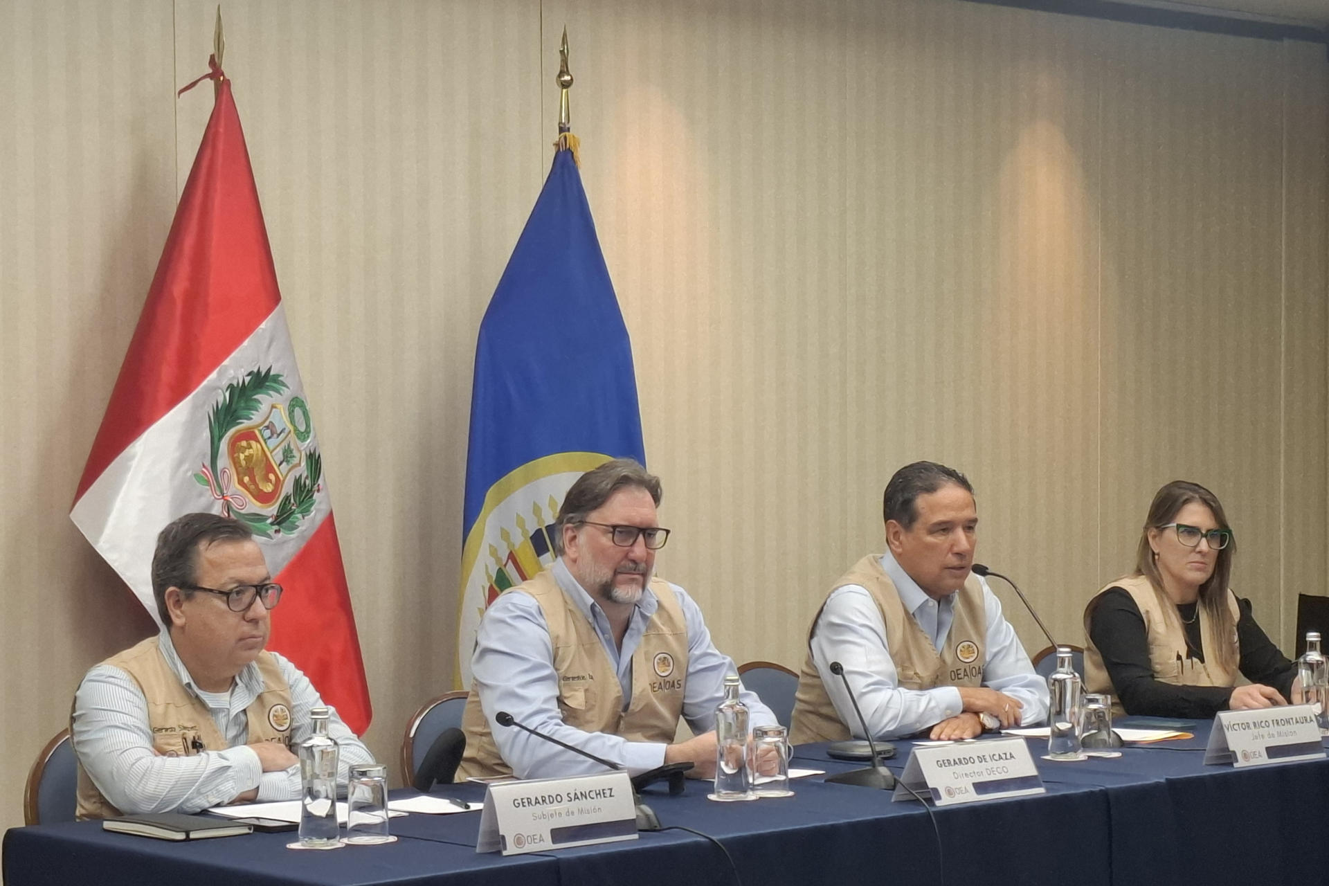 Misión de la OEA pidió a Perú investigar las fallas en elecciones generales tras denuncias de fraude