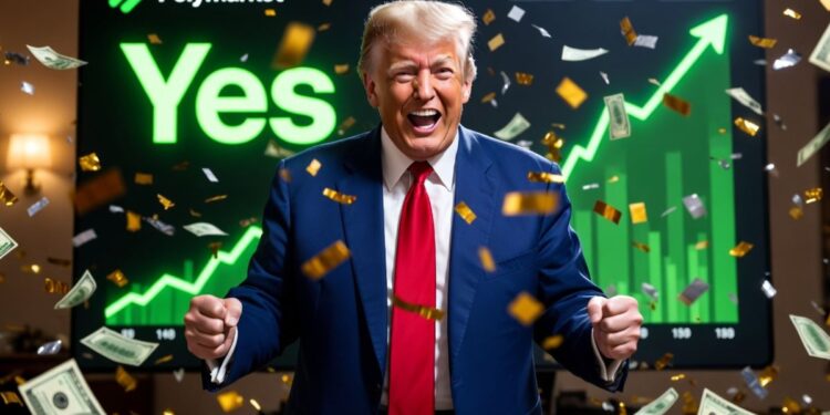 Un baile de Trump transformaría 11 dólares en un dineral en Polymarket