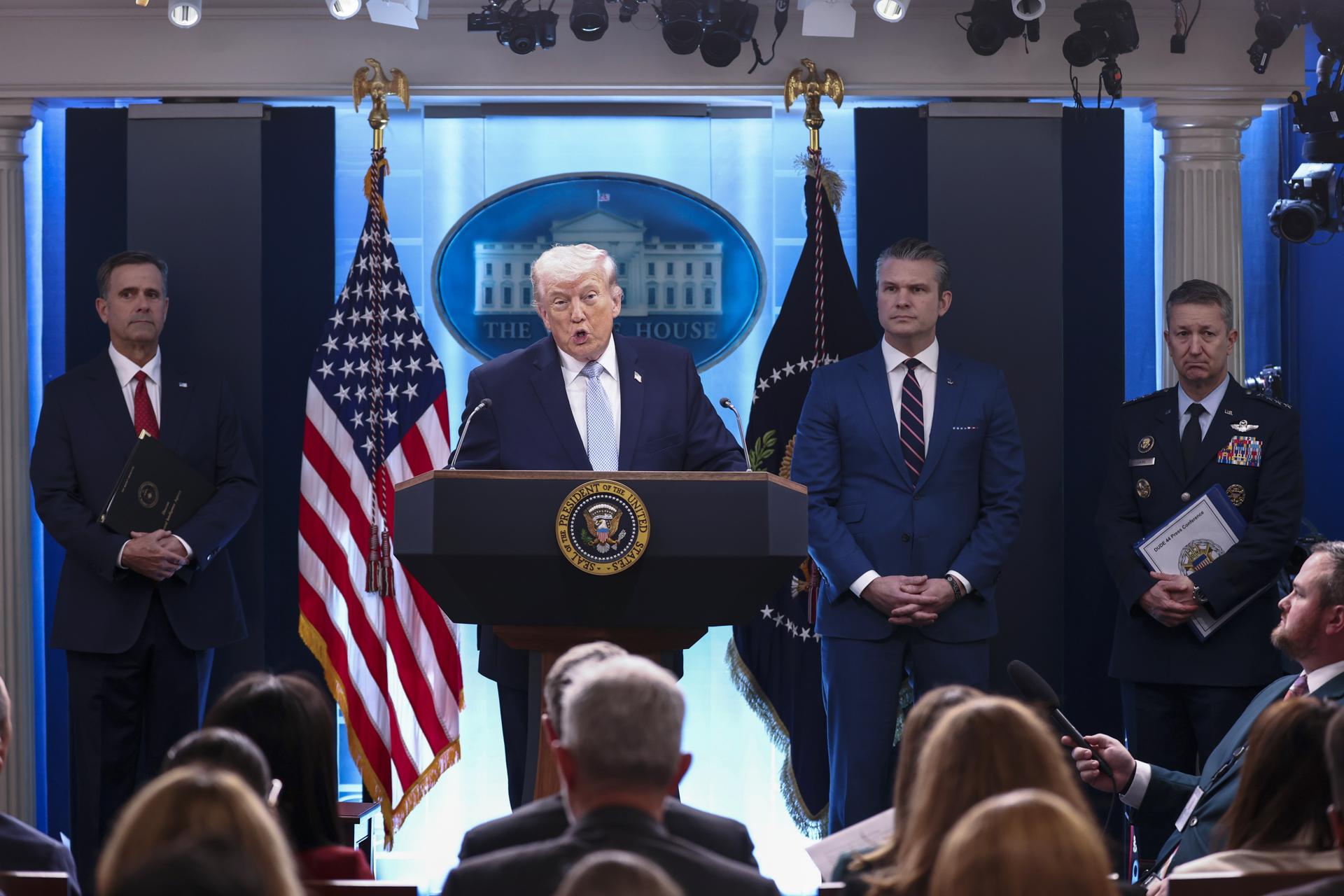 Donald Trump volvió a elogiar a María Corina Machado (VIDEO)