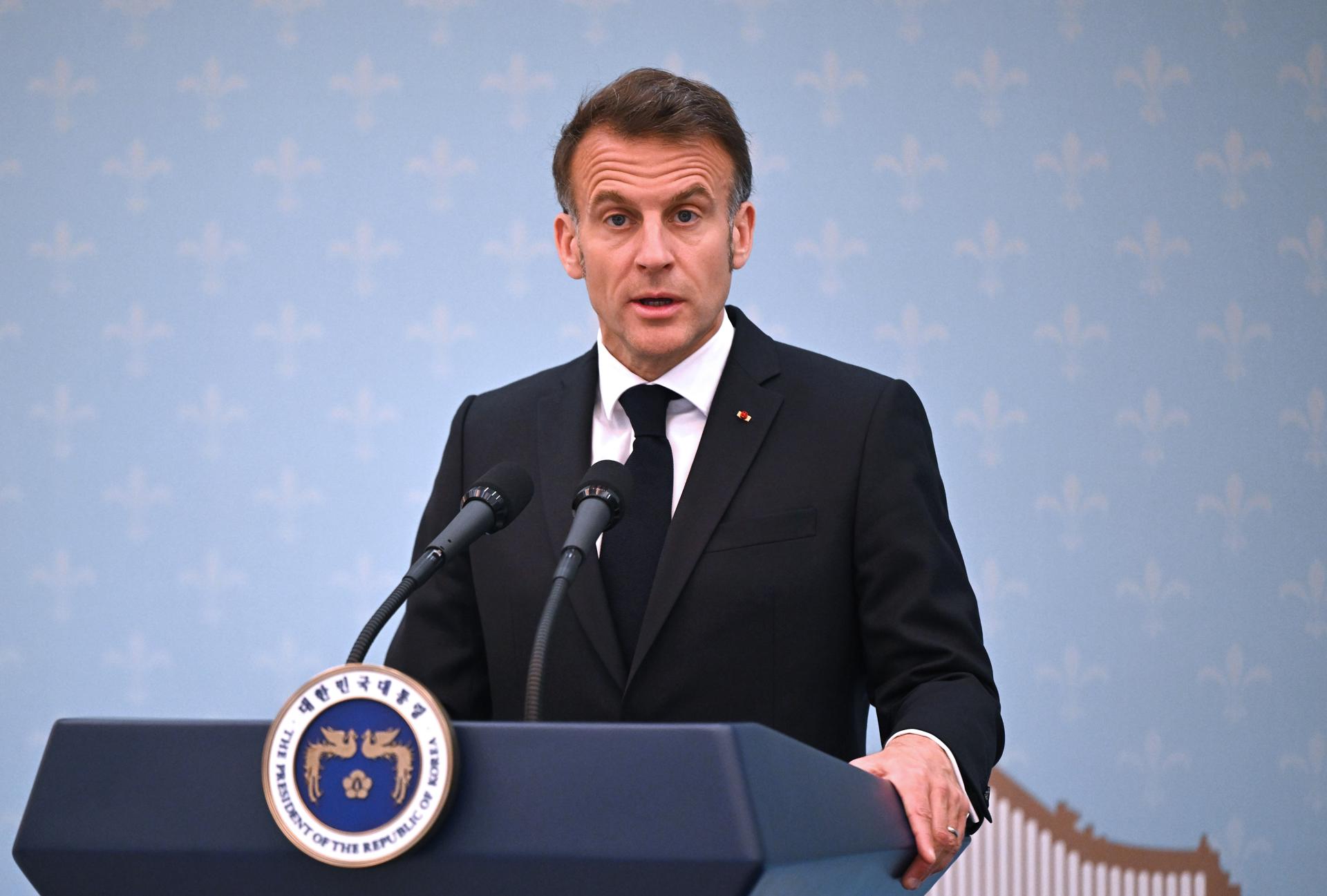Macron aboga por crear una "coalición de independientes" para contrarrestar a China y EEUU