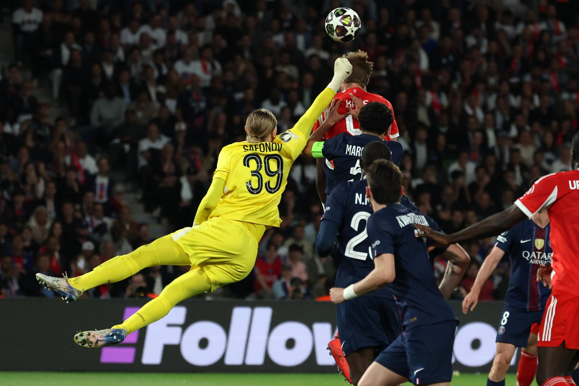PSG aguantó la reacción del Bayern Múnich tras frenético festival de goles en París