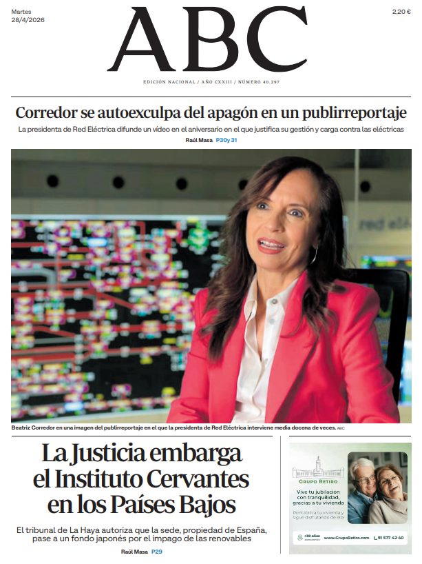 Portadas de la prensa internacional de este martes 28 de abril de 2026