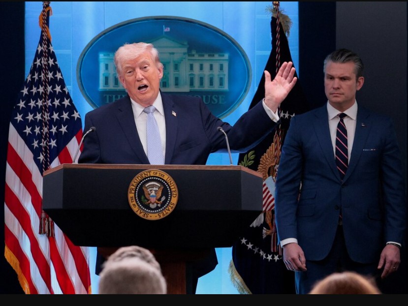 Trump aseguró que en Irán ha habido "un cambio de régimen muy productivo"