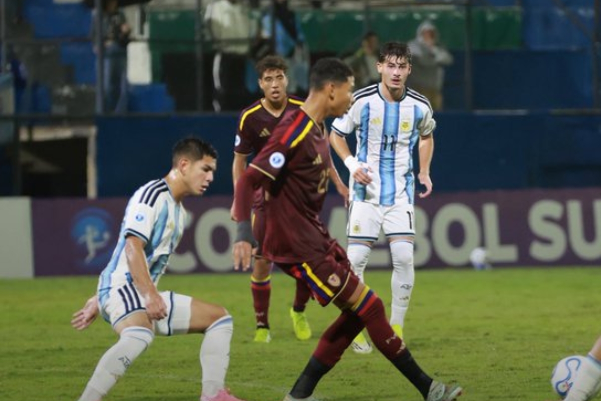 La Vinotinto Sub-17 no pudo con Argentina y complicó su panorama en el Sudamericano