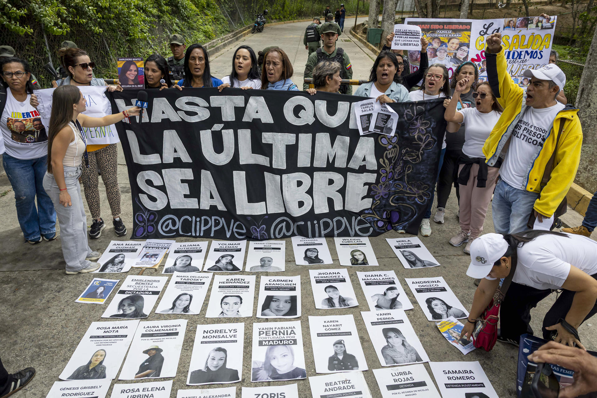 Excarcelaron a tres presas políticas militares que
