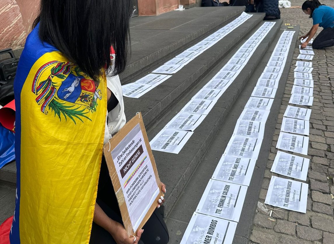 Venezolanos en Alemania se congregaron contra de la persecución política en su país