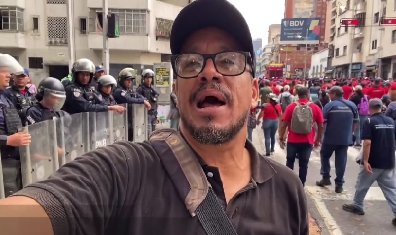 VIDEO: alias "Cabeza 'e mango" imploró a los chavistas que salgan a repeler a los gringos