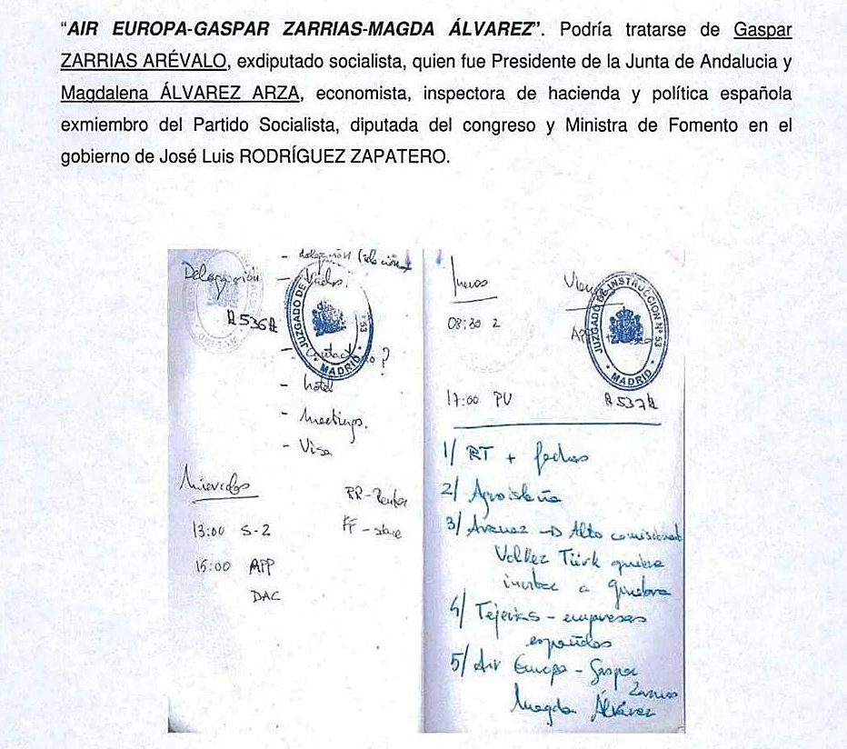 ABC: Las notas del amigo de Zapatero sobre Huawei y líderes de la oposición venezolana
