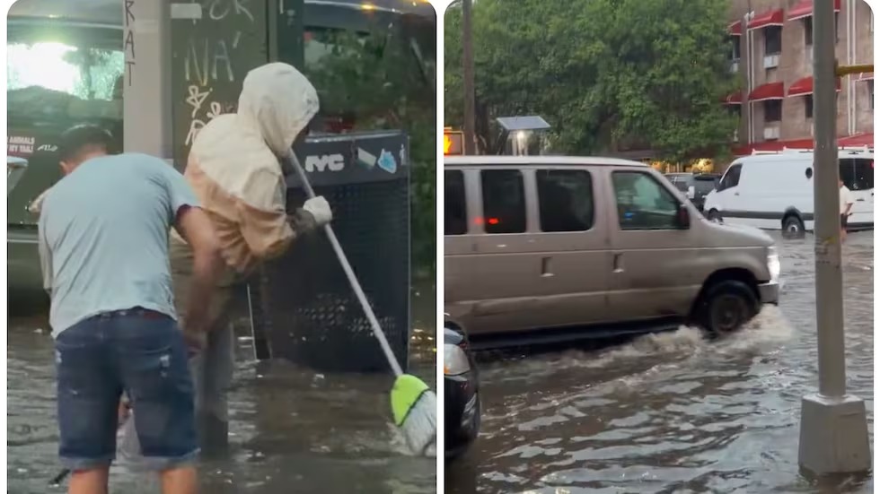 Los impactantes VIDEOS de las repentinas inundaciones en Nueva York