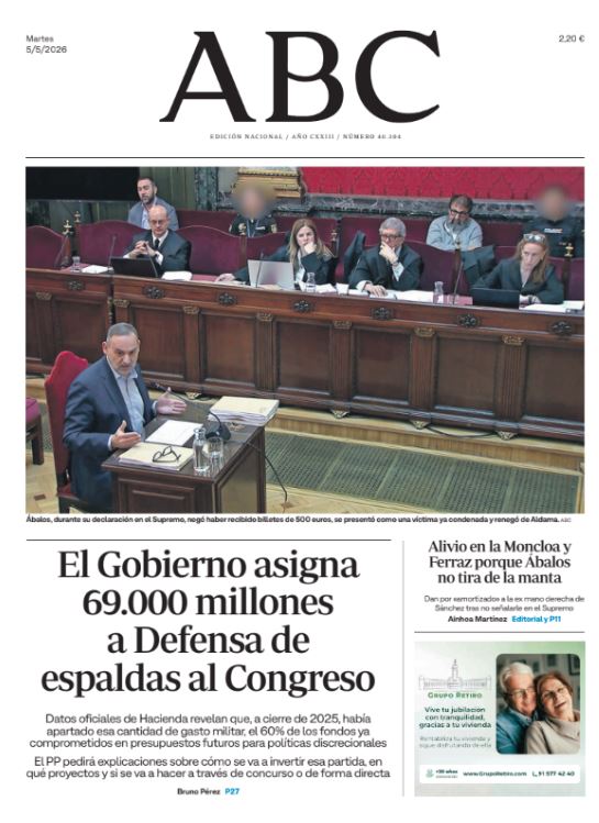 Portadas de la prensa internacional de este martes 5 de mayo de 2026