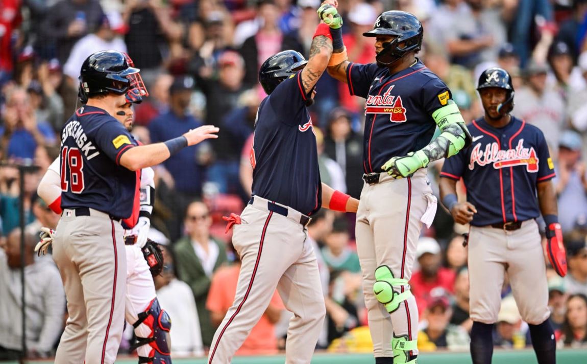 ¡Arepa power! Ronald Acuña Jr. castigó a los Medias Rojas con un grand slam monumental (VIDEO)