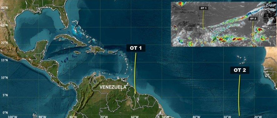 Onda Tropical N.° 1 en Venezuela: Pronóstico del Inameh, trayectoria y estados con lluvias