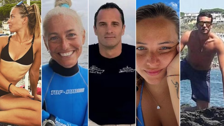 Las primeras imágenes de la cueva submarina en Maldivas donde cinco buceadores italianos murieron