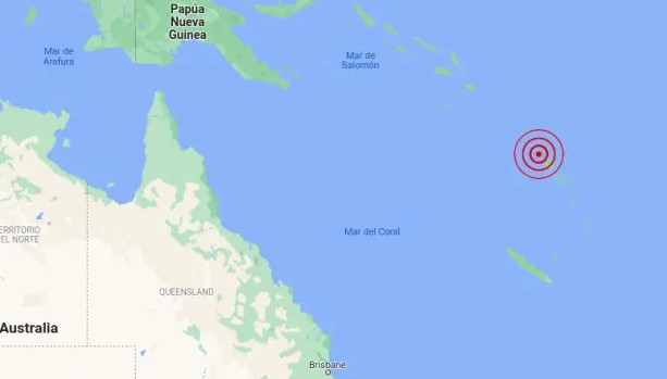 Un terremoto de magnitud 5,9 sacude la capital de Vanuatu, en el Pacífico sur